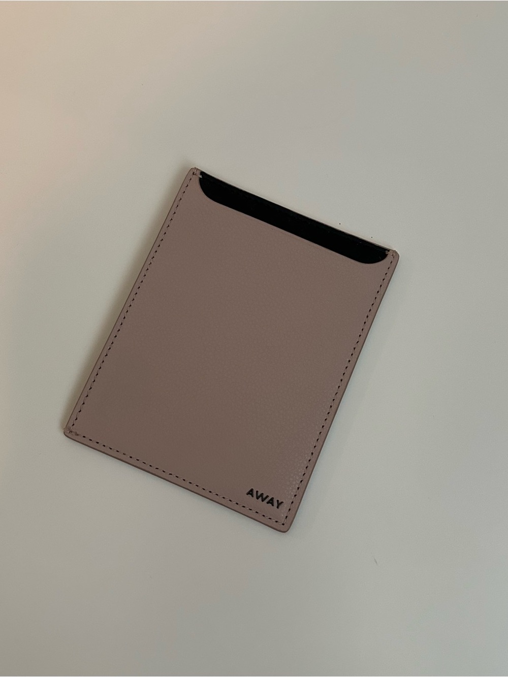Away Passport Wallet in Petal leather